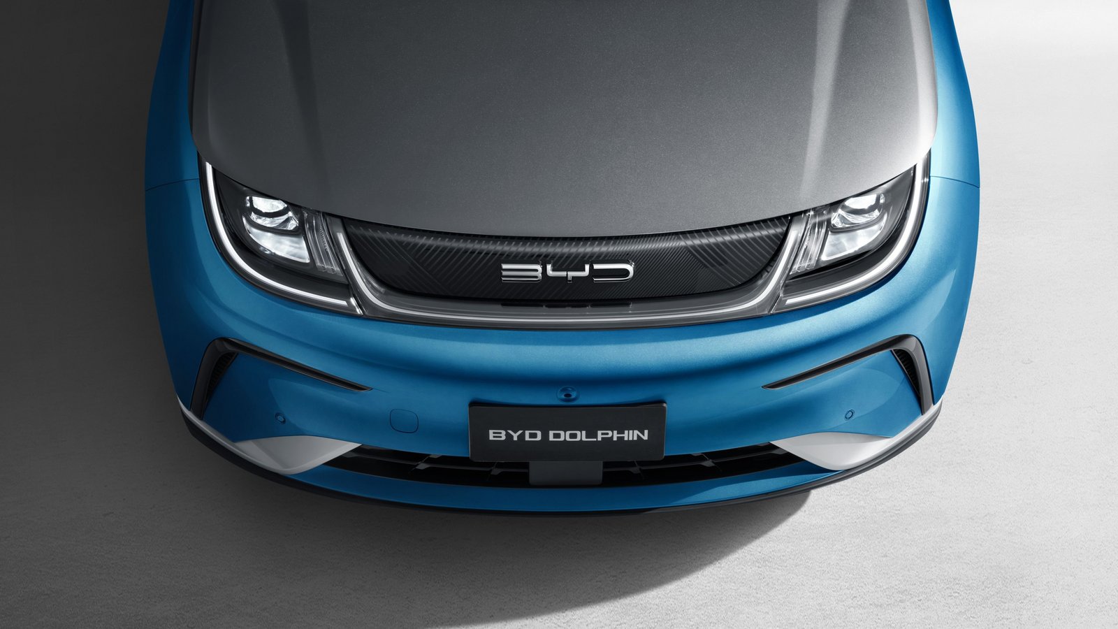 Frontansicht BYD DOLPHIN von oben